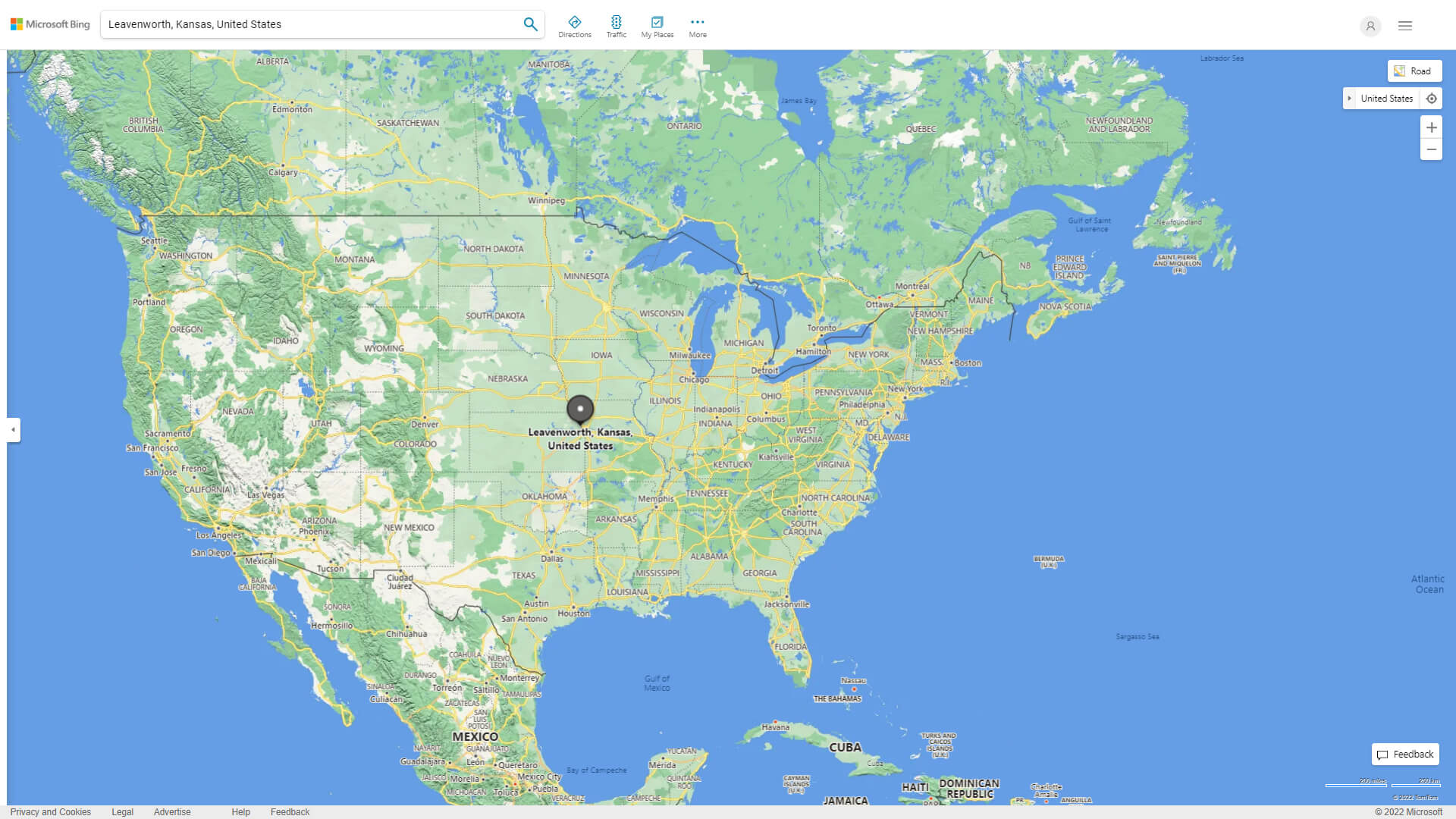 Where is Leavenworth in the US
